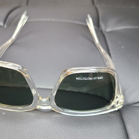 NWOT - Marc Hunter Sunglasses Crystal Frame Black Lenses MH7931 - Picture 2 of 8